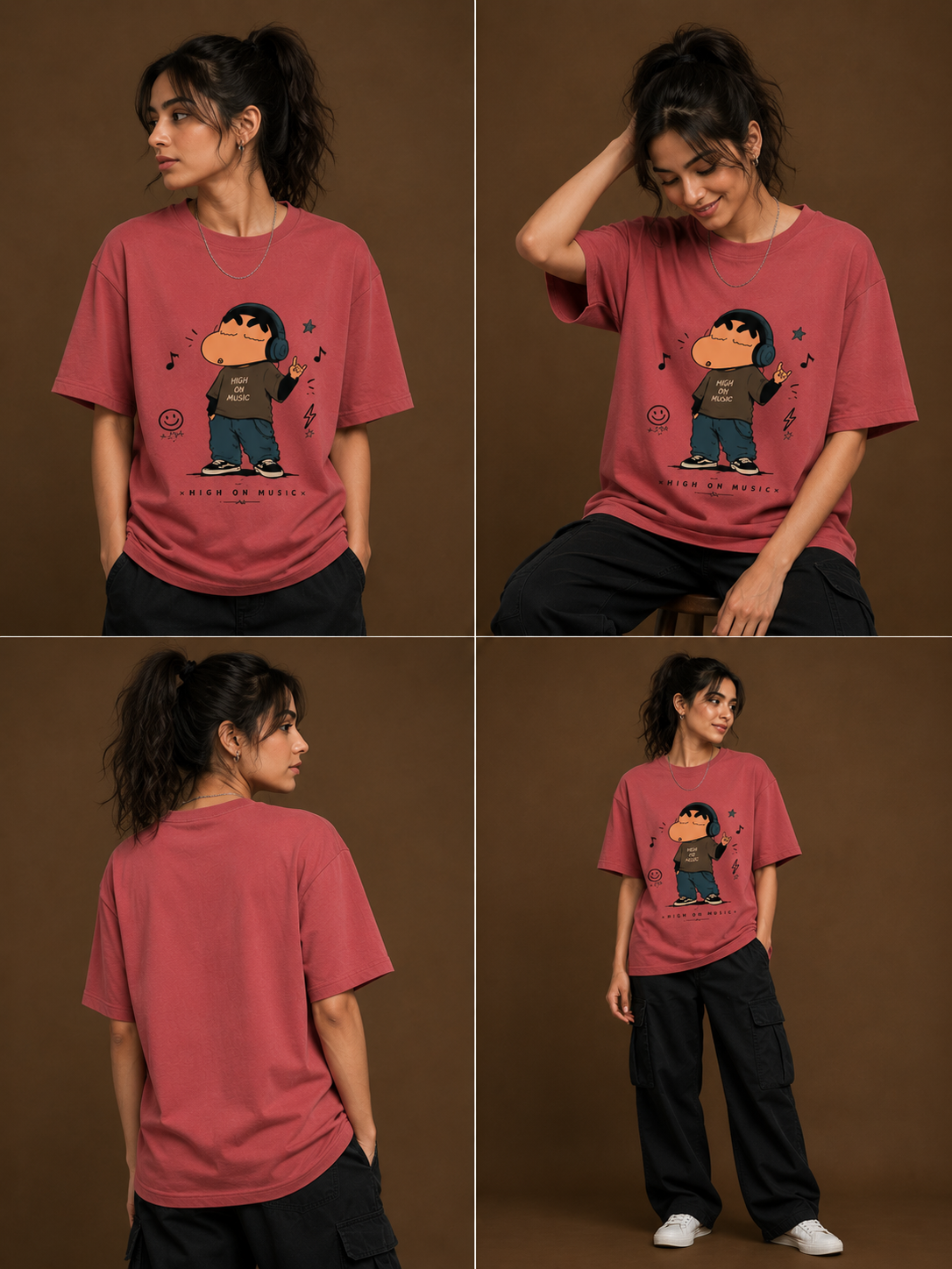 Unisex Oversized T-Shirt – 240 GSM Cotton | Eluxe Soul