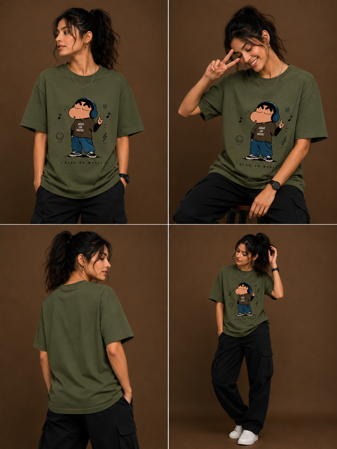 Unisex Oversized T-Shirt – 240 GSM Cotton | Eluxe Soul